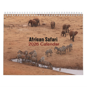 Animaux africains Calendrier 2026