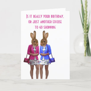 Animaux amusants magasiner la carte d'anniversaire