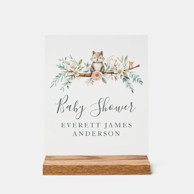 Animaux aquarelle de la forêt (Recto)