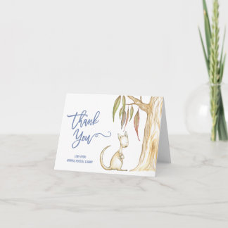 Animaux australiens Kangaroo Baby shower Merci