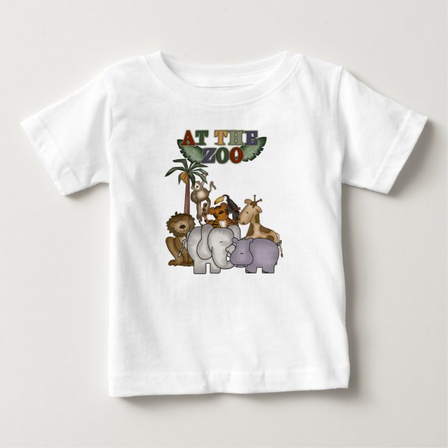 Animaux aux T-shirts et aux cadeaux de zoo (Devant)
