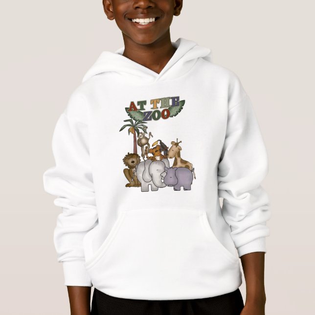Animaux aux T-shirts et aux cadeaux de zoo (Devant)