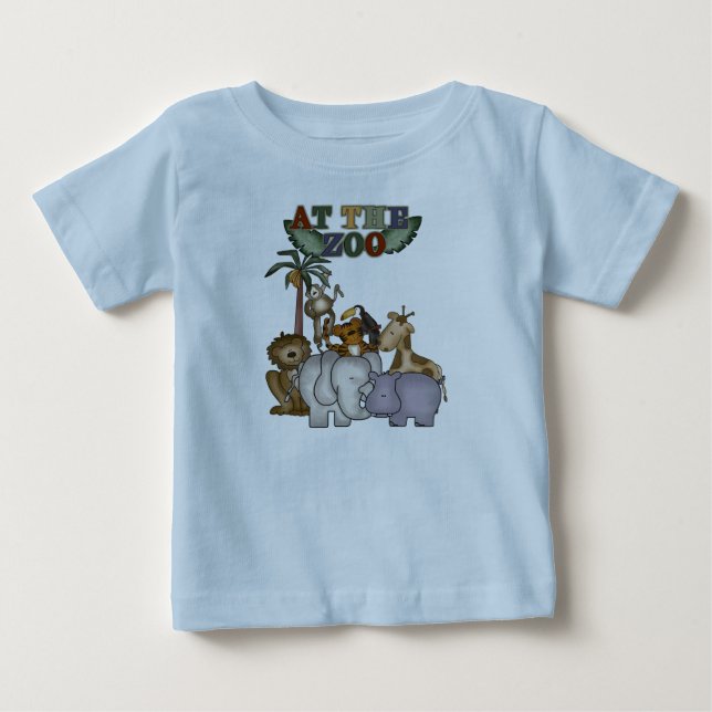 Animaux aux T-shirts et aux cadeaux de zoo (Devant)