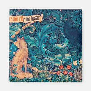 Animaux dans la forêt, William Morris Magnet