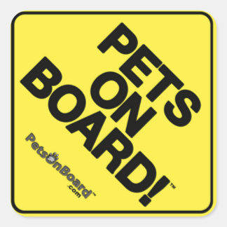 Animaux de compagnie On Board™ Stickers 1 1/2 po. 