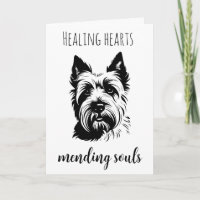 animaux de compagnie perte de cartes de sympathie 