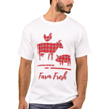 Animaux de ferme Bandana Imprimer T-shirt