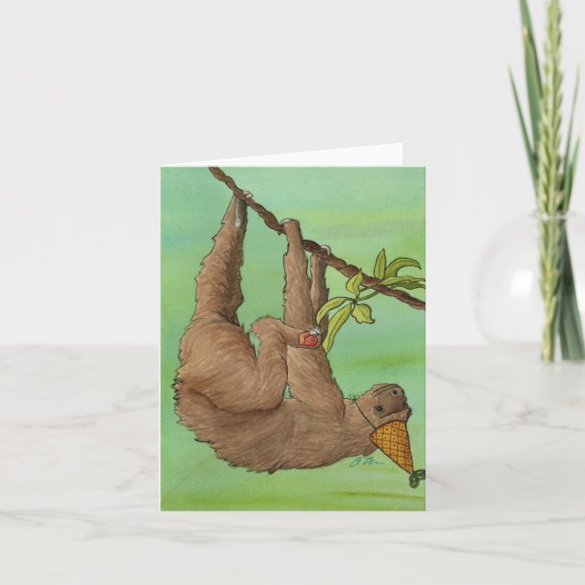 Animaux de fêtes : Carte de fentes 4"x5.6" (Devant)