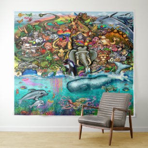 Animaux de la Tapisserie terrestre et marine