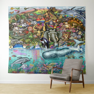 Animaux de la Tapisserie terrestre et maritime