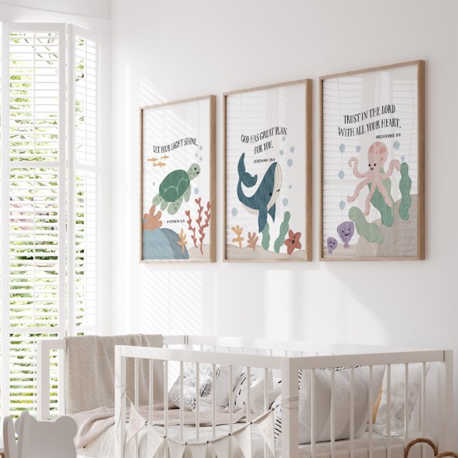 Animaux de l'océan enfants jeu de verset biblique  (Créateur téléchargé)