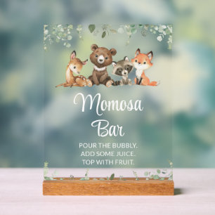 Animaux des bois, Forêt, Un sauvage, Bar Momosa