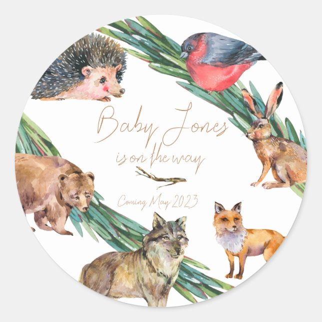 Animaux forestiers des bois | Sticker multi-usage  (Devant)