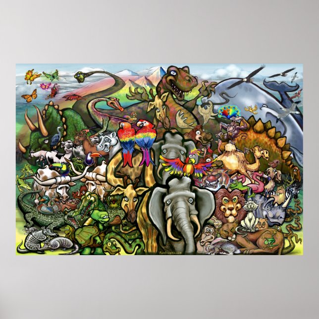 Animaux Grand & Petit Poster (Devant)