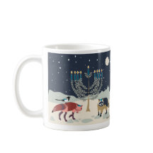 Animaux Hanoukka Menorah Desert Coffee Mug