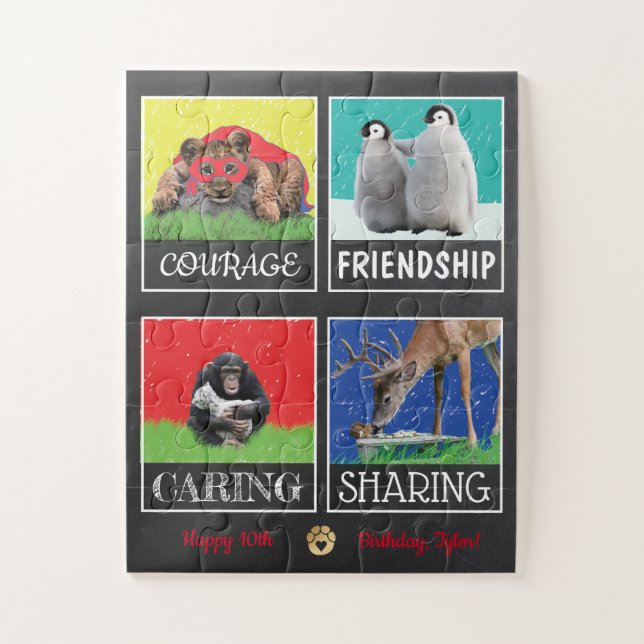 Animaux Pals Jigsaw Puzzle (Vertical)