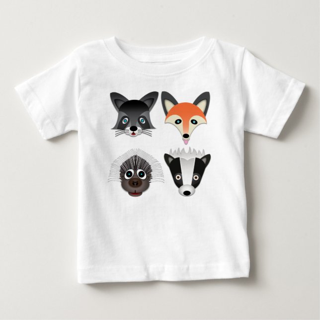 Animaux sauvages - T-shirt Baby Fine Jersey (Devant)