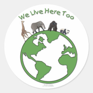 Animaux Stickers Terre