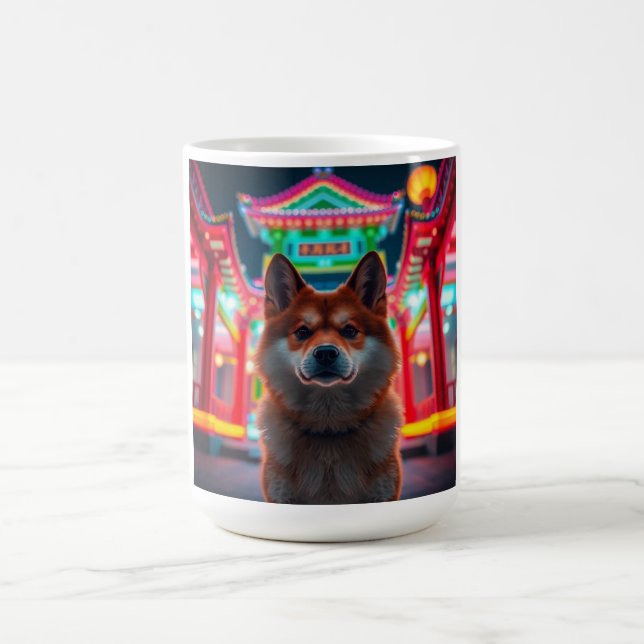 Anime Akita Kaffeetasse (Mittel)