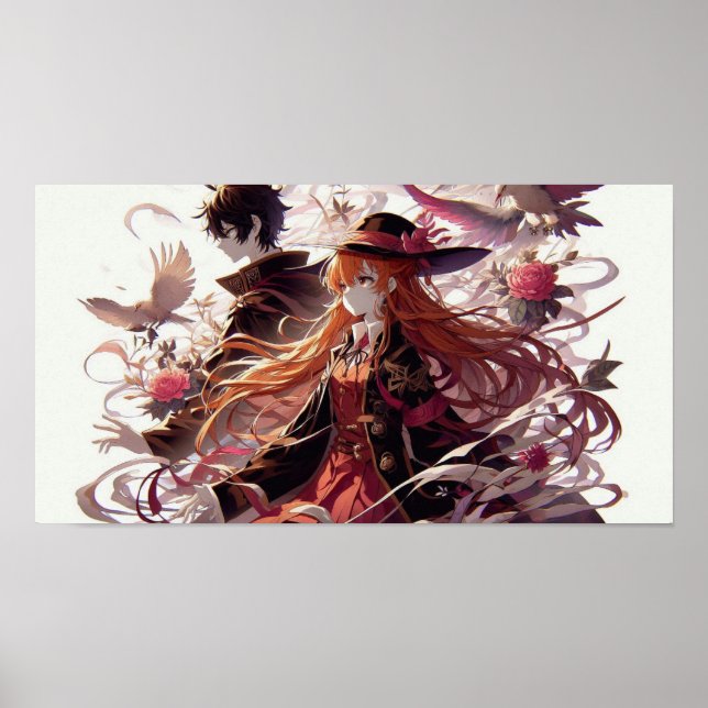 Anime Art Wall Decor Poster (Vorne)