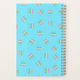 Anime Blue Pastel Dango Spiral Notebook Notizbuch