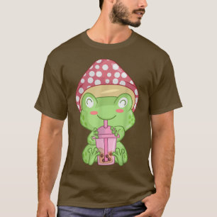 Anime Boba Tea T Shirt Girls, Kawaii Hütte