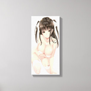 Anime Boobss "unschuldige" SingleZ Leinwand-Drucke Leinwanddruck
