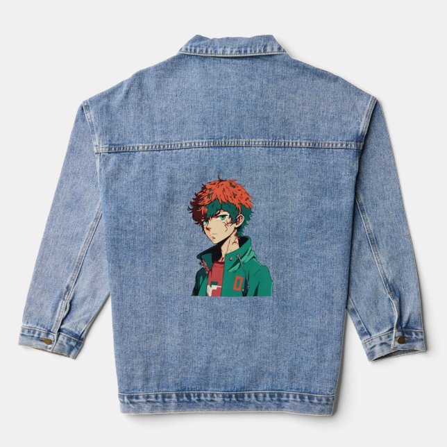 Anime Boy : Cheveux orange et vert - Manga Delight (Verso)