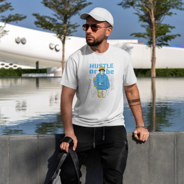 Anime Boy in Lässig Hoodie T-Shirt (Von Creator hochgeladen)