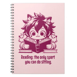 Anime Catboy liest ein Buch & ein lustiges Buchang