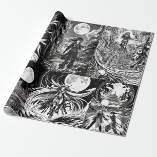 Anime Coloring Book Geschenkpapier