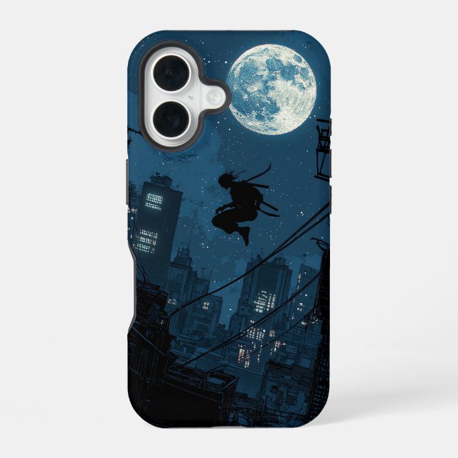 Anime-Comics iPhone 16 Hülle (Rückseite)