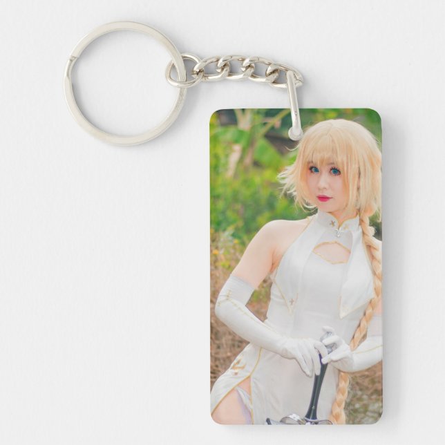Anime Cosplay-Foto Schlüsselanhänger (Vorderseite)