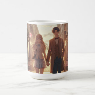 Anime Couple Valentine's Day Mug Kaffeetasse