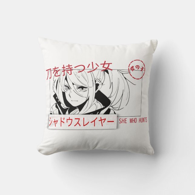 Anime Cute Pillow Kissen (Vorderseite)