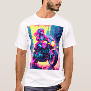 Anime-Cyber-Punk-Themen-Grafik-Shirt T-Shirt