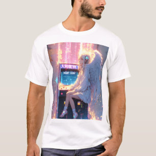 Anime-Cyber-Punk-Themen-Grafik-Shirt T-Shirt
