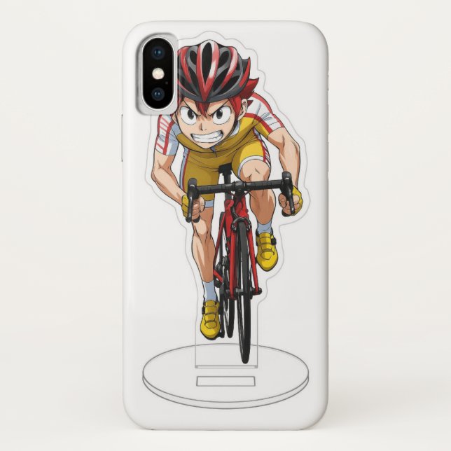 Anime Cyclist Power Mobile Case (Rückseite)
