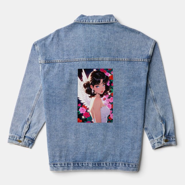 Anime Denim Jacket Jeansjacke (Rückseite)