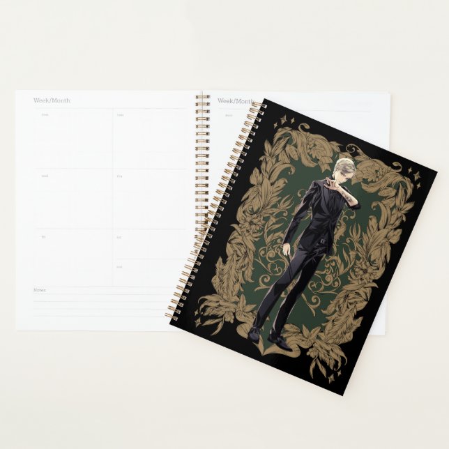 Anime Draco Malfoy Cadre Ornate (Devant avec enveloppe)