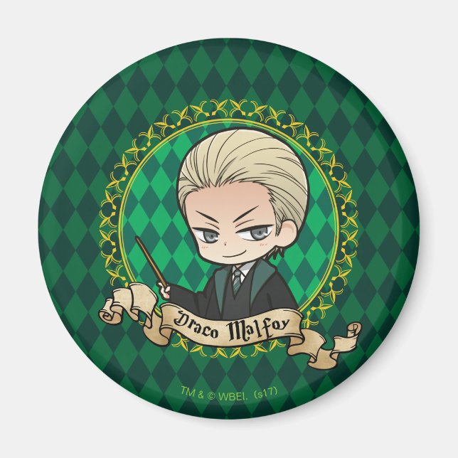Anime Draco Malfoy Magnet (Vorne)