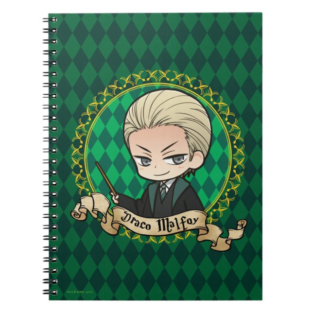 Anime Draco Malfoy Notizblock (Vorderseite)