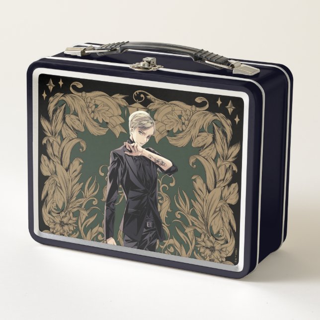 Anime Draco Malfoy Verziert Frame Metall Brotdose (Vorderseite)