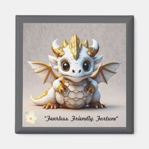 "Anime Dragon Logo" Magnet