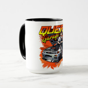 Anime Drift Mechanic Car - Garage Queen Art Tasse