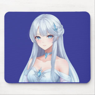 Anime-Eisprinzessin-Gaming-Mauspad-Schreibtischmat Mousepad