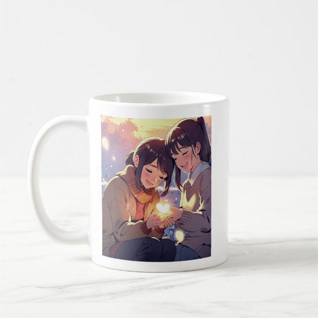 (Anime-Erntedank II) Klassische Tasse, 11 oz Kaffeetasse (Links)