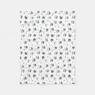 ANIME EYE PATTERN DESIGN FLEECEDECKE