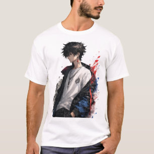 Anime Eyes "JE VOUS VOIS" T-Shirt Blanc Original