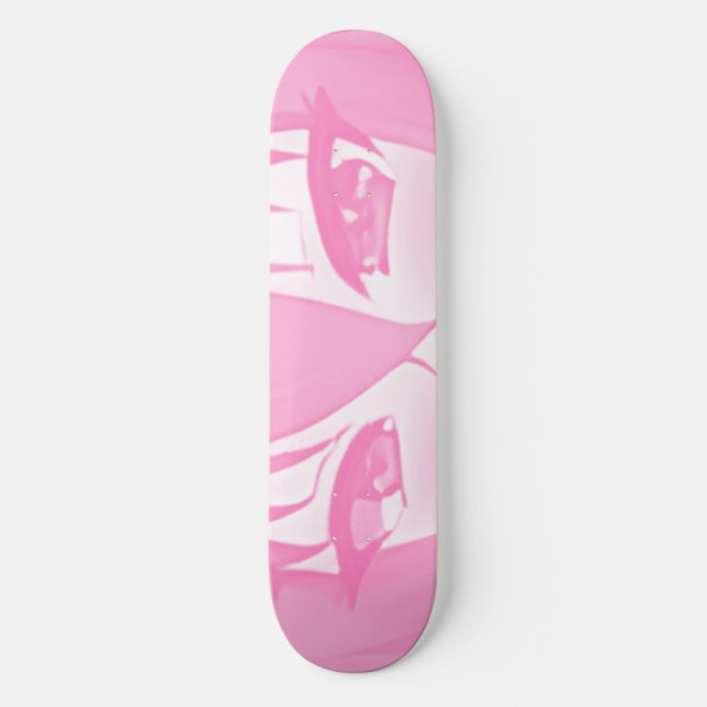 Anime Eyes Skateboard Deck (Vorderseite)